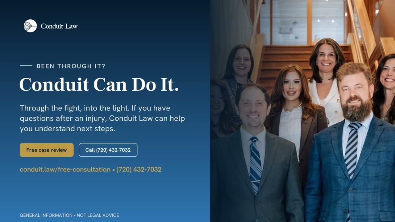 Denver Car Accident Lawyer: Denver Crash Corridors - Conduit Law video