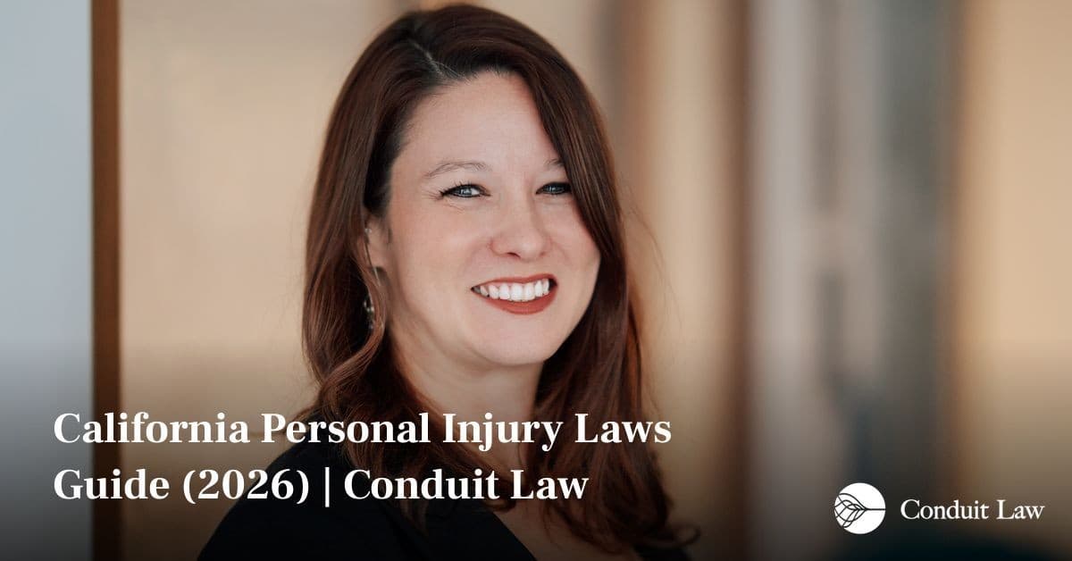 California Personal Injury Laws Guide (2026) | Conduit Law - Colorado personal injury legal article