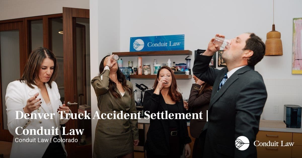 Denver Truck Accident Settlement | Conduit Law - Colorado personal injury legal article
