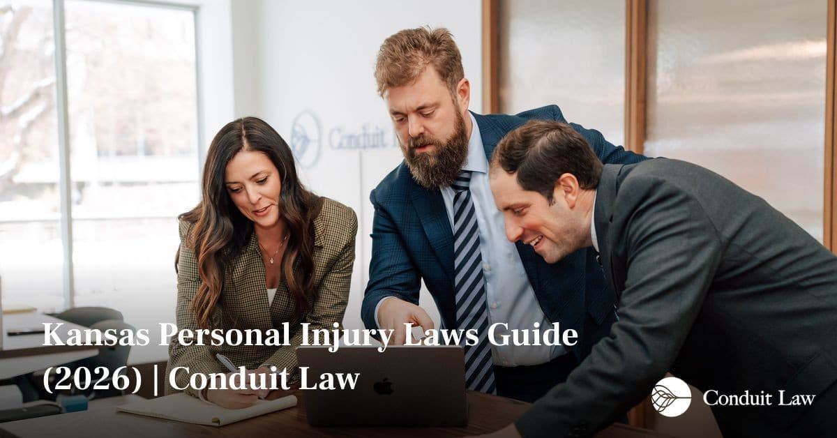 Kansas Personal Injury Laws Guide (2026) | Conduit Law - Colorado personal injury legal article